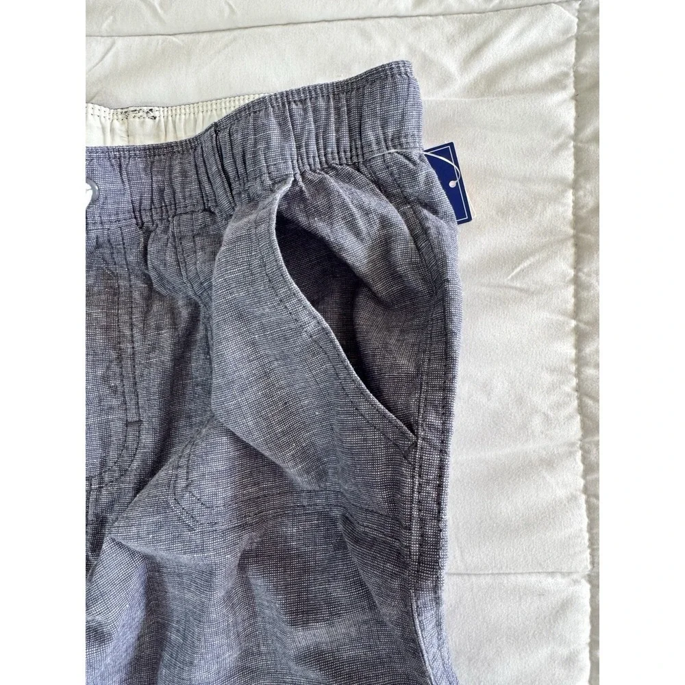 NWT Gymboree Blue Chambray Prairie Fields Shorts Size 12 Drawstring Pockets